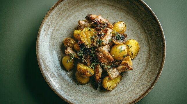 &ldquo;Enjoy ojakhuri with roasted pork and potatoes!&rdquo;
