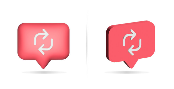 Social Media Notification Repost Icon, repost Icon.