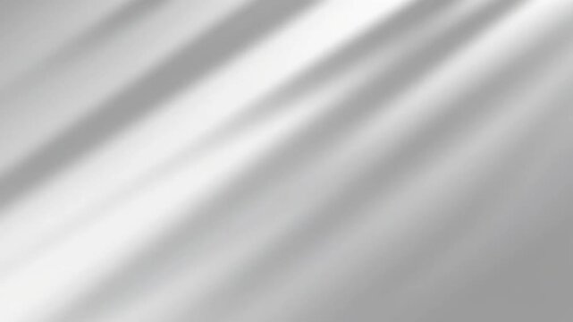 Abstract Shadow Overlay Background - Gentle Light Rays on White Surface