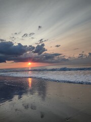 Obraz premium sunset on the beach