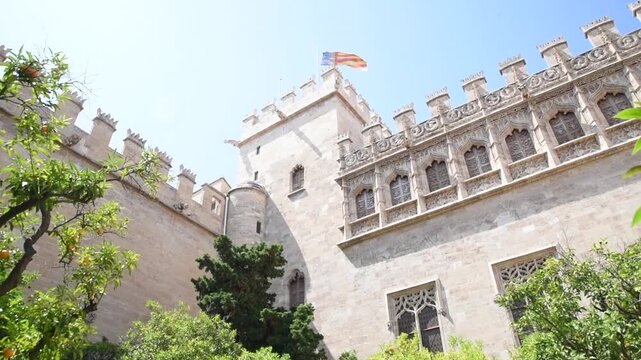 Exterior of La Lonja de la Seda Valencia &ndash; Gothic Gargoyles, Chimera Sculptures and Gardens
