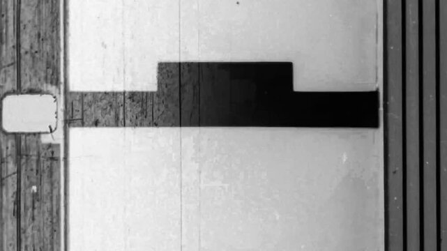 Vintage Film Leader 16mm Abstract Overlay. High quality 4k footage