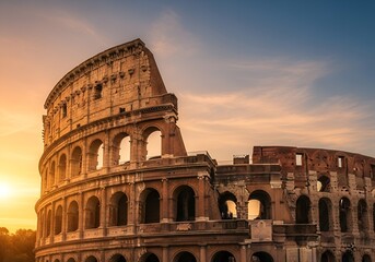 Fototapeta premium colosseum at night