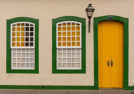 Fachada de uma casa colonial