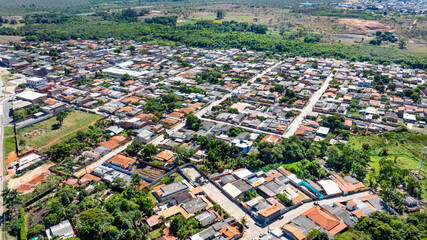 Obraz premium Planaltina is the oldest satellite city, established in 1859 on the banks of the São Bartolomeu River. Located 55 km from Brasília, it’s growing city with more than 450,000 residents. DF, Brazil 2025