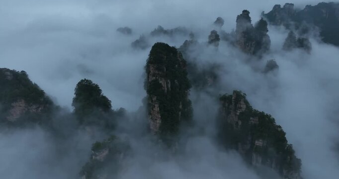 Beautiful landscape in Zhangjiajie National Forest Park, China