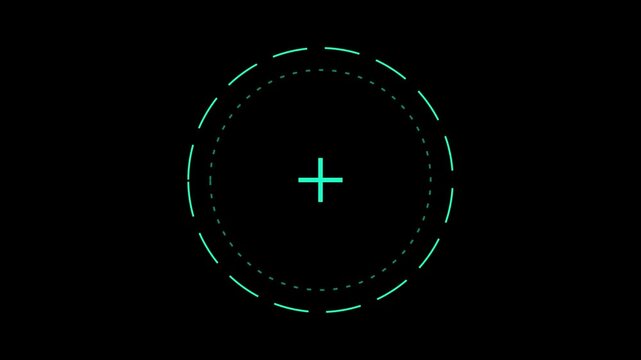 Hud target reticle animation interface