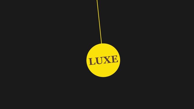 Luxe pendulum swinging animation