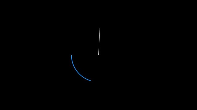 Minimalist loading animation spinner