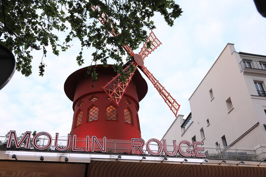 moulin rouge, Pigalle, quartier, paris, france