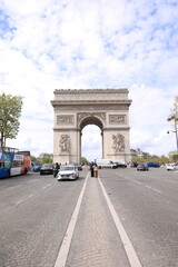 Obraz premium arc de triomphe, paris, france