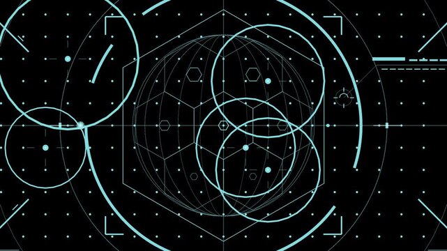 Deterministic Mission-Critical HUD Satellite Grid: Master UI Screen : 4K Alpha