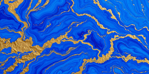 An abstract blue fabric texture forms a symbolic world map illustration where blue and yellow textiles weave a creative geography of continents and oceans across a global relief design © ali