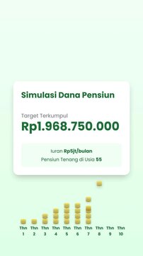 4K Footage - Retirement Plan Simulation Visualizing Your Dream Financial Future and Achieving a Target by Age 55 in Bahasa Indonesia