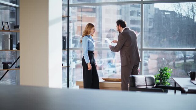 Angry ceo shouting subordinate expressing problem frustration. Furious boss
