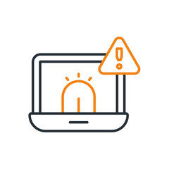 cyber hack icons minimalist flat style design, cyber hack Vector illustration on white background © nok