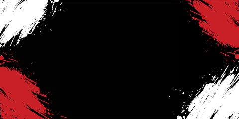 Gaming esport background striking stripes electric banner vector illustration design red black grunge brush wing comic pattern modern abstract concept livery stripes decal paint splash splatter.eps 10 © Samsul