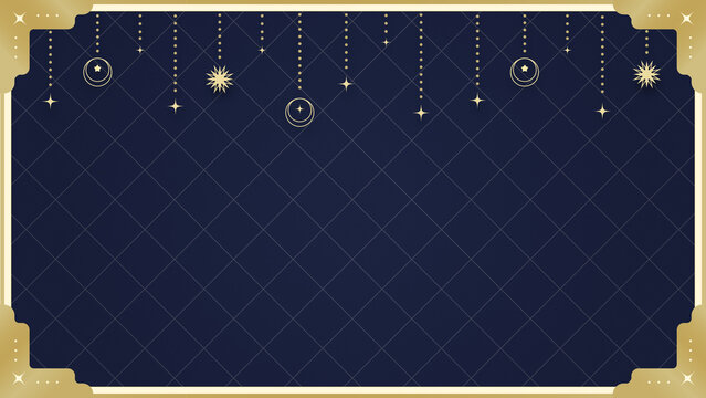 ファンタジー レトロ シック ダーク 上品 配信 サムネイル バナー デザイン 背景 イラスト 
