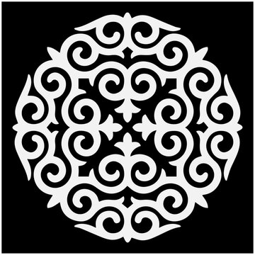 traditional pattern white