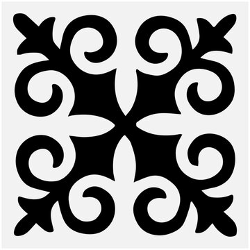 traditional pattern white
