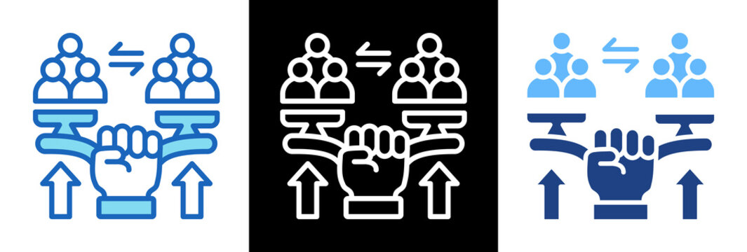 Human Rights triplestyle icon