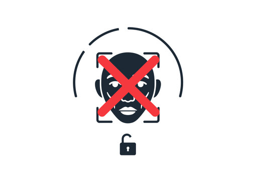 Face Recognition Security Lock Denied.