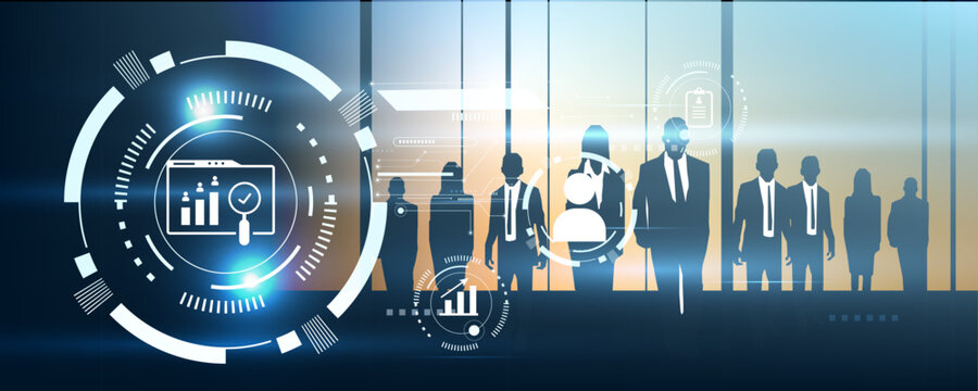 AI-Driven Competitive Analysis Icon with Competitor Monitoring and Market Intelligence