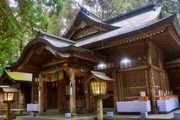 Fototapeta premium 高千穂神社・縁結びの神様（宮崎県・高千穂町）