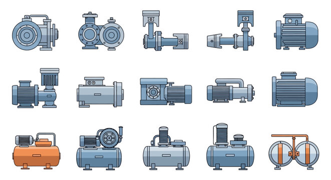 Industrial Pumps and Compressors.