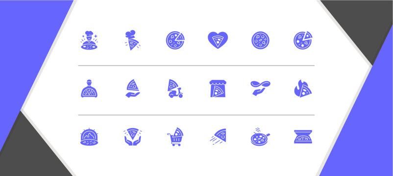 Collection of various social media icons.