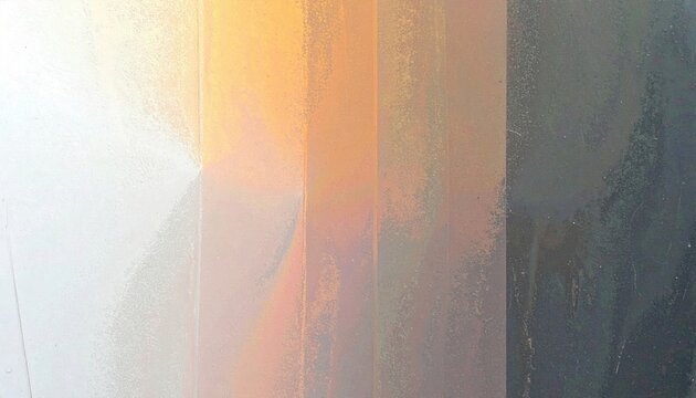 Gradiente de transiciones de luz sobre superficie texturizada con bandas de colores abstractas