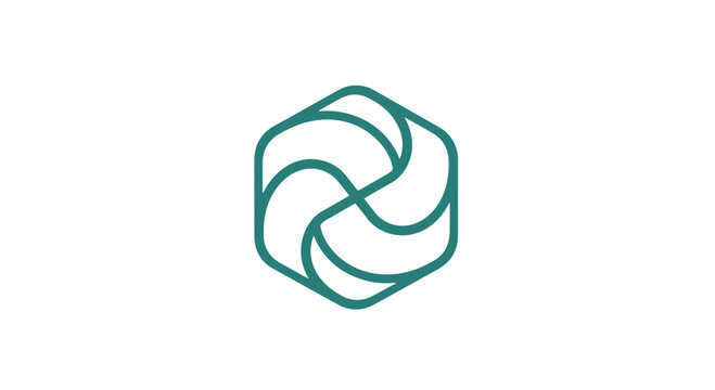 Green Camera Shutter Icon Simple Design.