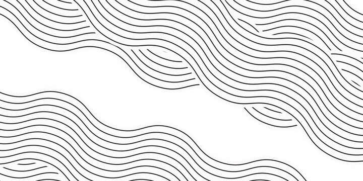 Blue water wave line pattern background. Vector illustration. Japanese style concept.