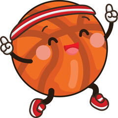 a vector of basketball theme kids  © Inkley