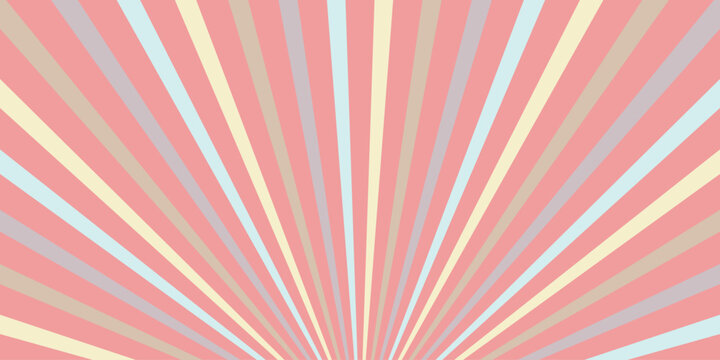 simple coloring sunburst line pattern for banner poster background.