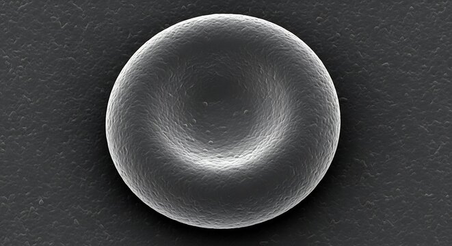 Scanning Electron Microscope Image of a Human Red Blood Cell.