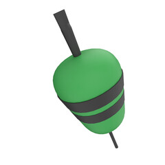 Fishing Float 3D Icon © rozikan
