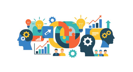 Business strategy and innovation concept. © Baim