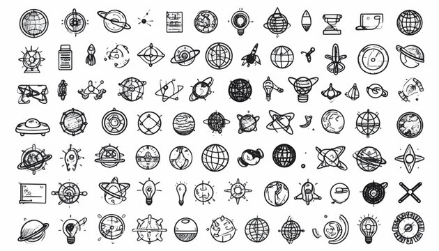 set of vector icons