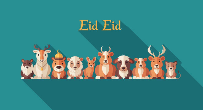 Eid Mubarak Goat Sheep.