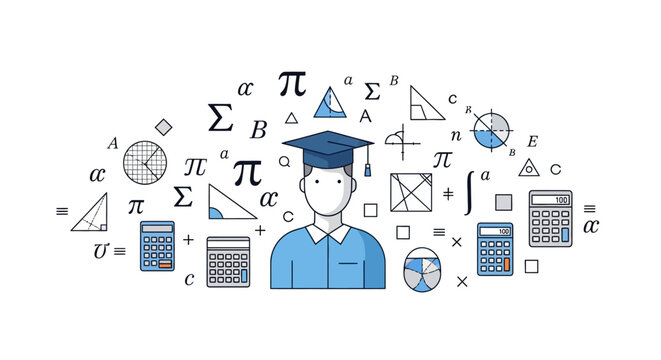Graduate Student Wearing Cap.