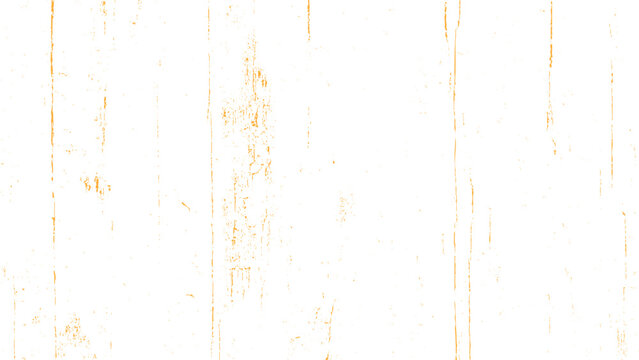 White wooden surface with orange scratches and marks on planks