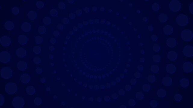 circle dot wave spiral loop tunnel abstract background