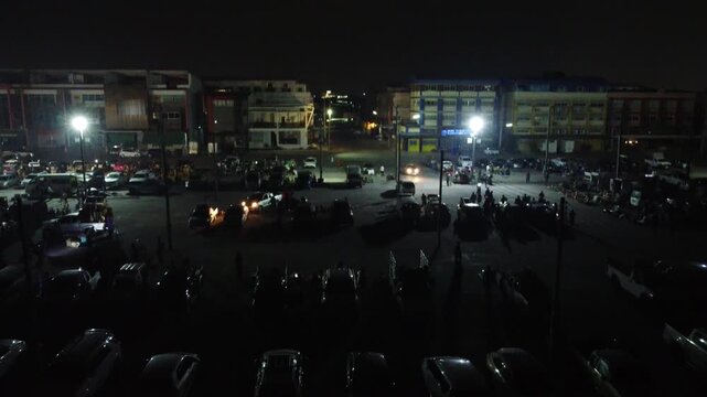 Night Vintage Market in Pathum Thani, Thailand