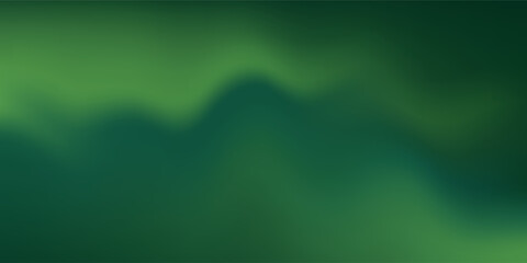 Obraz premium Abstract vector blurred gradient mesh background in green. modern design
