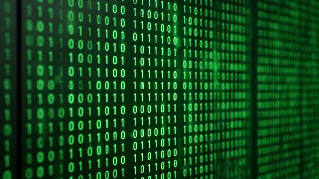Abstract digital background featuring a subtle glowing green data pattern, representing futuristic technology and complex networking concepts.