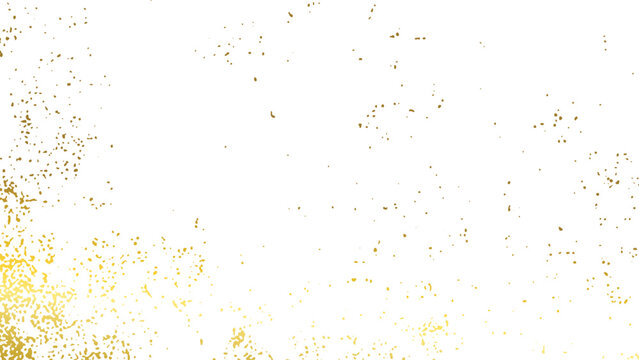 Luxury gold splatter texture with glowing particle design Abstract golden brush stroke with shimmering glitter