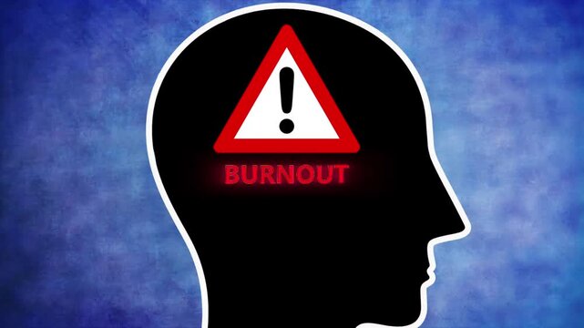 A human head and a warning about burnout
