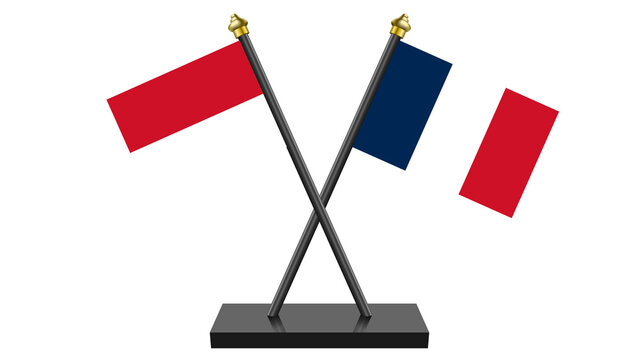 Flag of France and Monaco