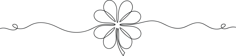 Decorative divider vector illustration, ornamental flower motif, symmetrical wavy line artwork, elegant design element, floral curves, graphic layout accent © IMTIAZ